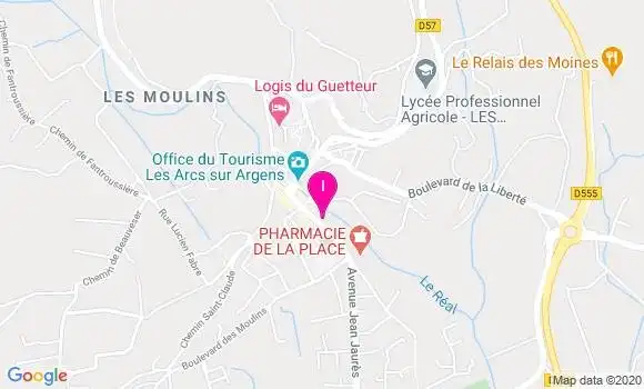 Localisation Laureen Nartus