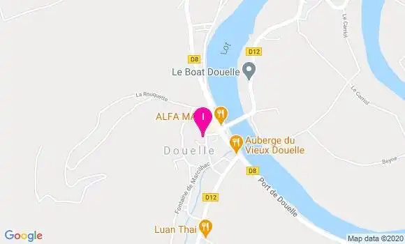 Localisation Amandine Sainte Marie