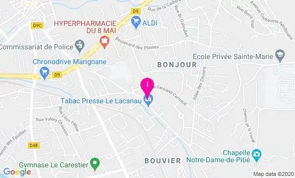 Localisation Jean Marie Bottero