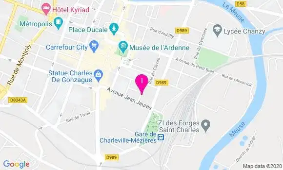 Localisation Claire Ouahrouche