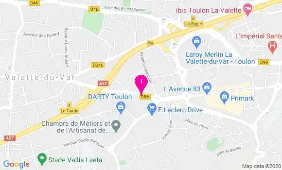 Localisation Amandine Bauer