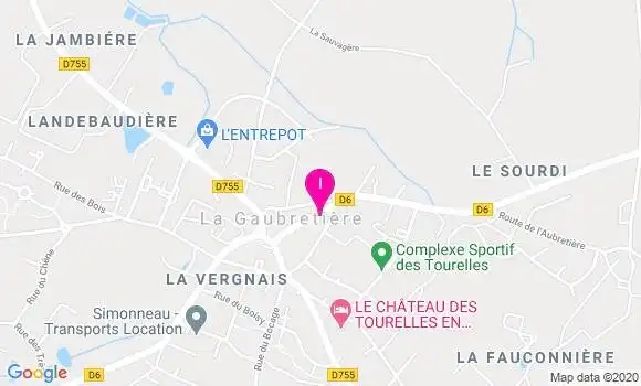 Localisation Elise Rondeau