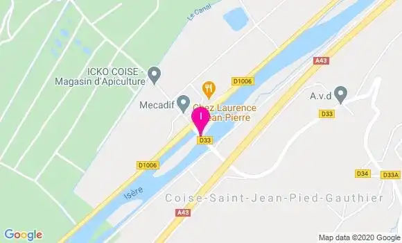 Localisation Emilie Vernier