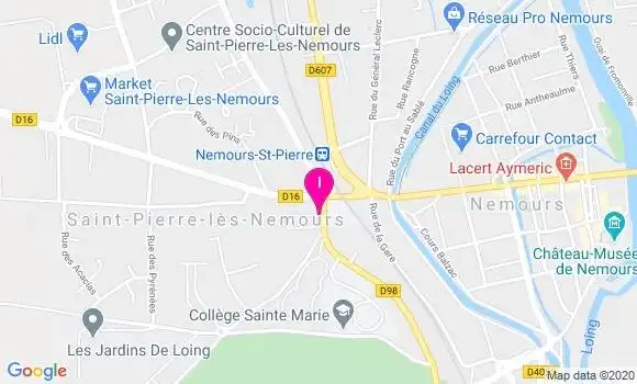 Localisation Carole Mouton
