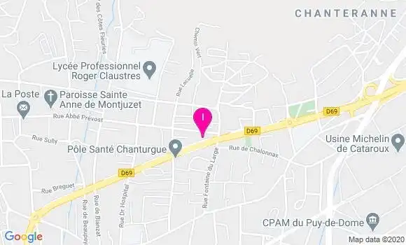 Localisation Mathilde Palmier