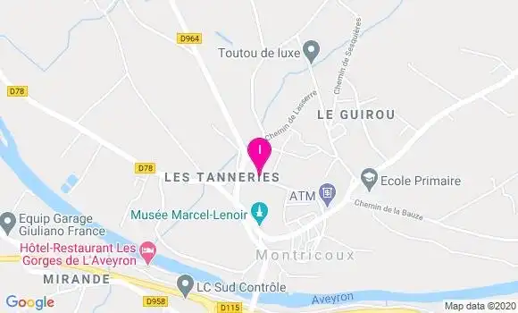Localisation Nathalie Massol