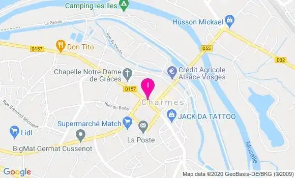 Localisation Caroline Clement