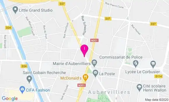 Localisation Veronique Dauvergne