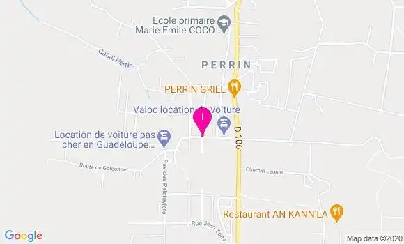 Localisation Yvelise Valerin