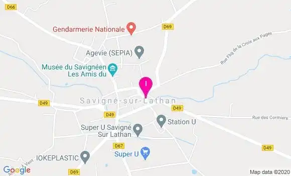Localisation Helene Maffre