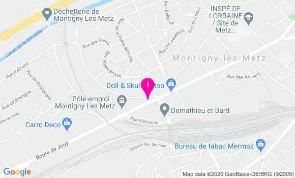Localisation Emilie Mallard