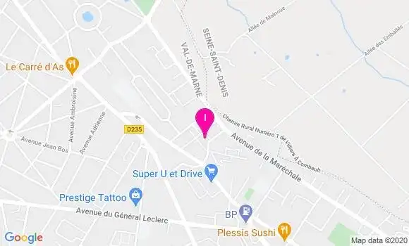 Localisation Charlotte Haye