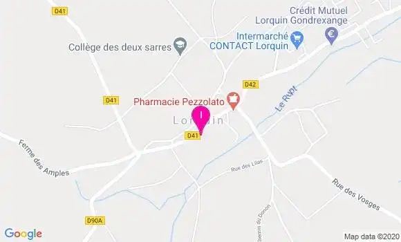 Localisation Sabine Colling
