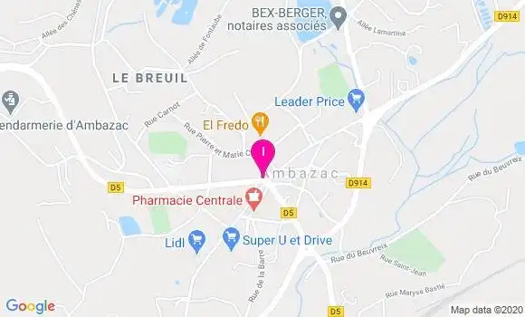 Localisation Caroline Brodier