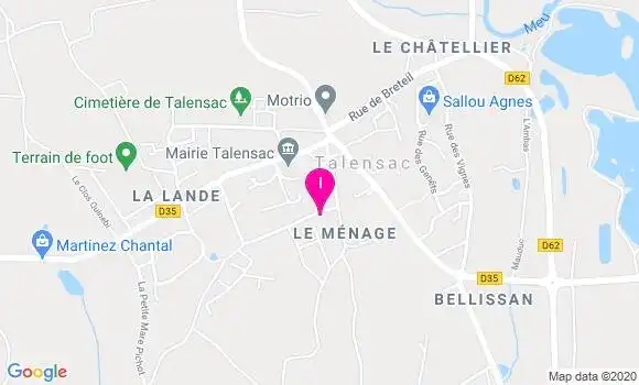 Localisation Virginie Sanquer