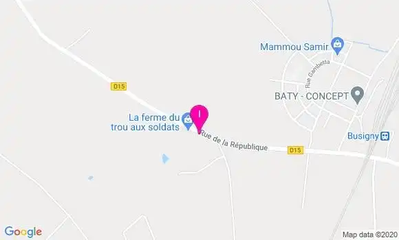 Localisation Isabelle Auvray Dremaux