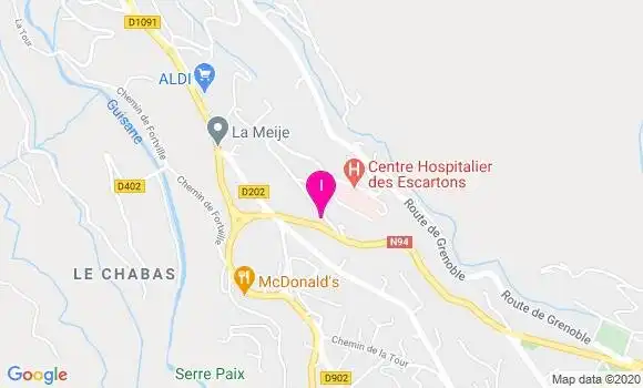 Localisation Marie Agnes Geminard