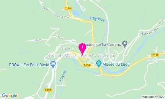Localisation Isabelle Faure