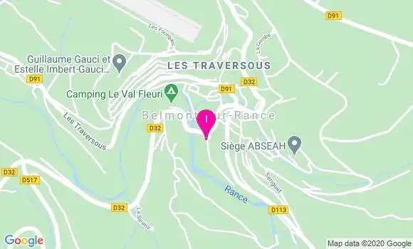 Localisation Coline Milhau