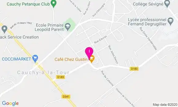 Localisation Audrey Bredelle