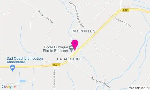 Localisation Nathalie Da Mota