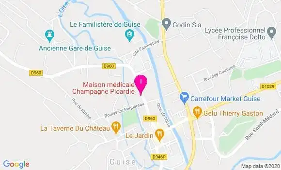 Localisation Anne Sophie Compere