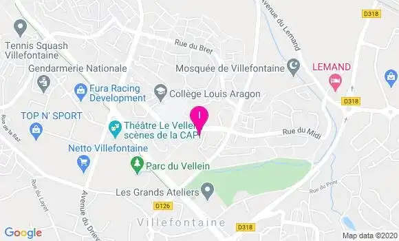 Localisation Cecile Huet