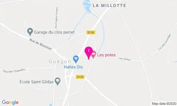 Localisation Lydie Lahaye