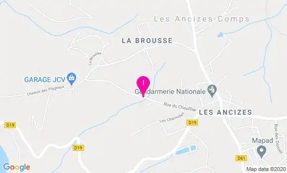 Localisation Adeline Clement