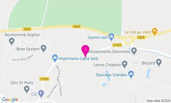 Localisation Lucie Flicourt