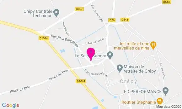 Localisation Severine Lefevre