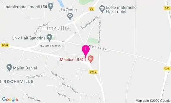 Localisation Chrisline Ramauge
