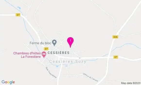 Localisation Coralie Henriet