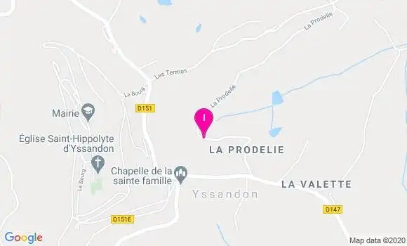 Localisation Christelle Auzeloux