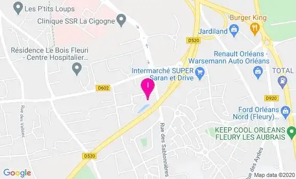 Localisation Maeva Tierrie