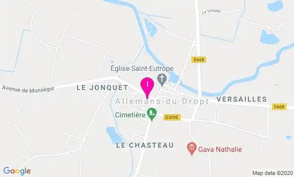 Localisation Sophie Bouny