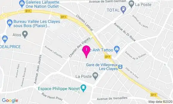 Localisation Audrey Perret