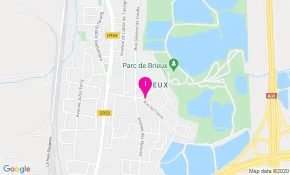 Localisation Caroline Lagache Julliere