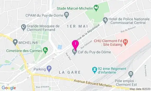 Localisation Aurore Guelle