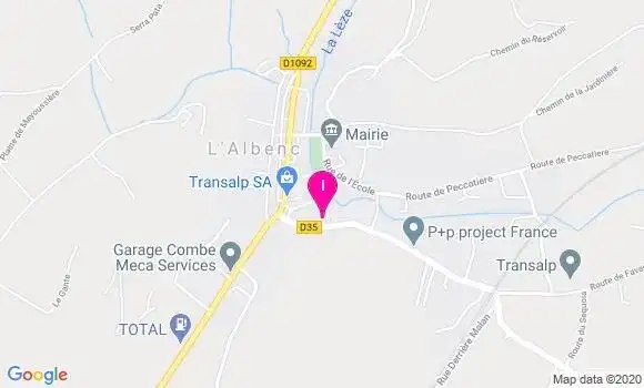 Localisation Sandrine Blanc