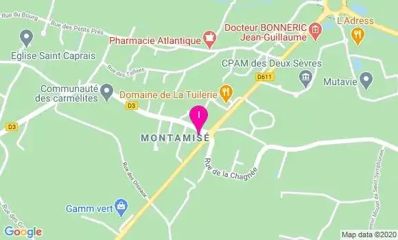 Localisation Emilie Brossard