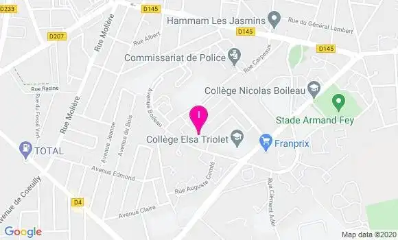 Localisation Typhaine Wallet