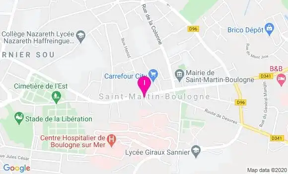 Localisation Frederic Bourel