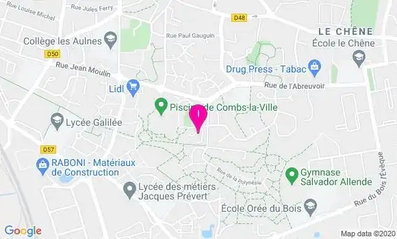 Localisation Sylvina Raymond