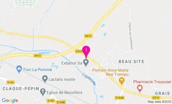 Localisation Aurelie Lemoine
