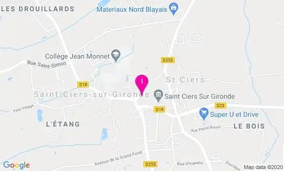 Localisation Elodie Audureau