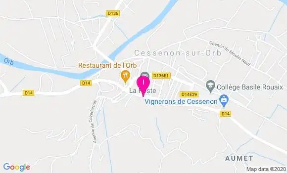 Localisation Zineb Mezillet