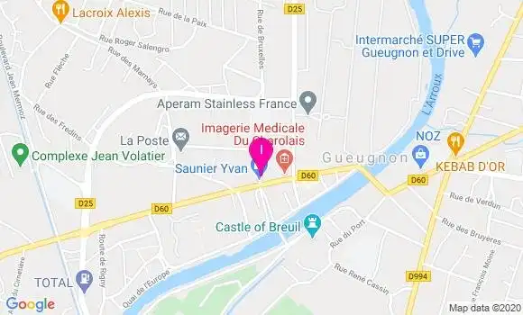 Localisation Claire Bontus Mathieu