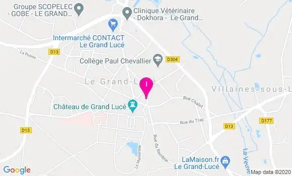 Localisation Sandie Appriou