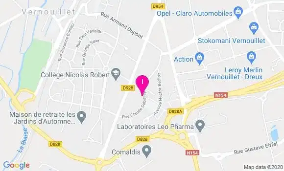 Localisation Elise Neves Cohin